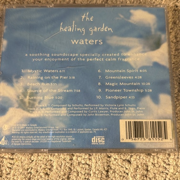 The Healing Garden - “Waters - Perfect Calm” CD - Picture 2 of 3